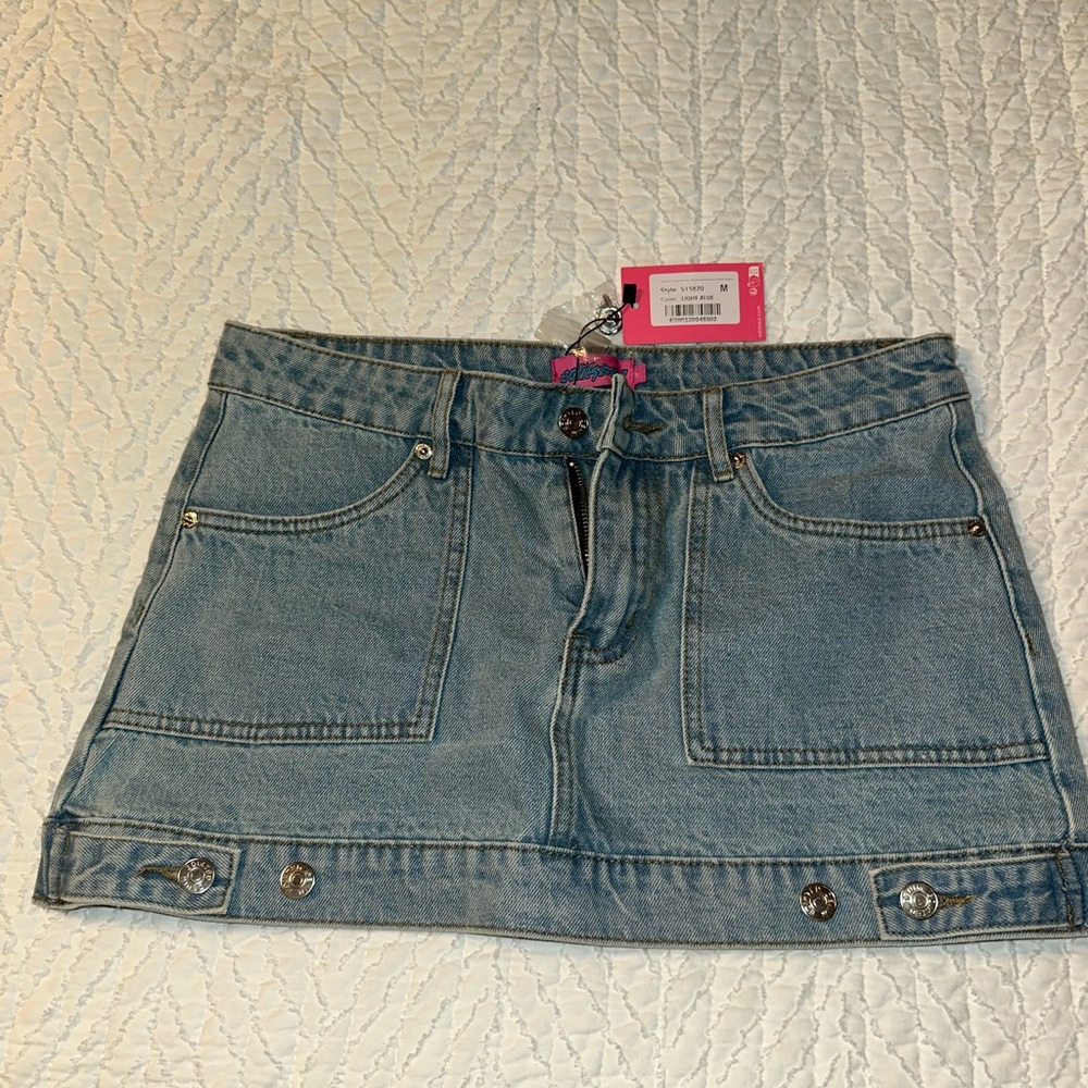 Denim Mini Skirt